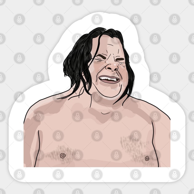 Big Ed shower 90 Day Fiance Sticker TeePublic